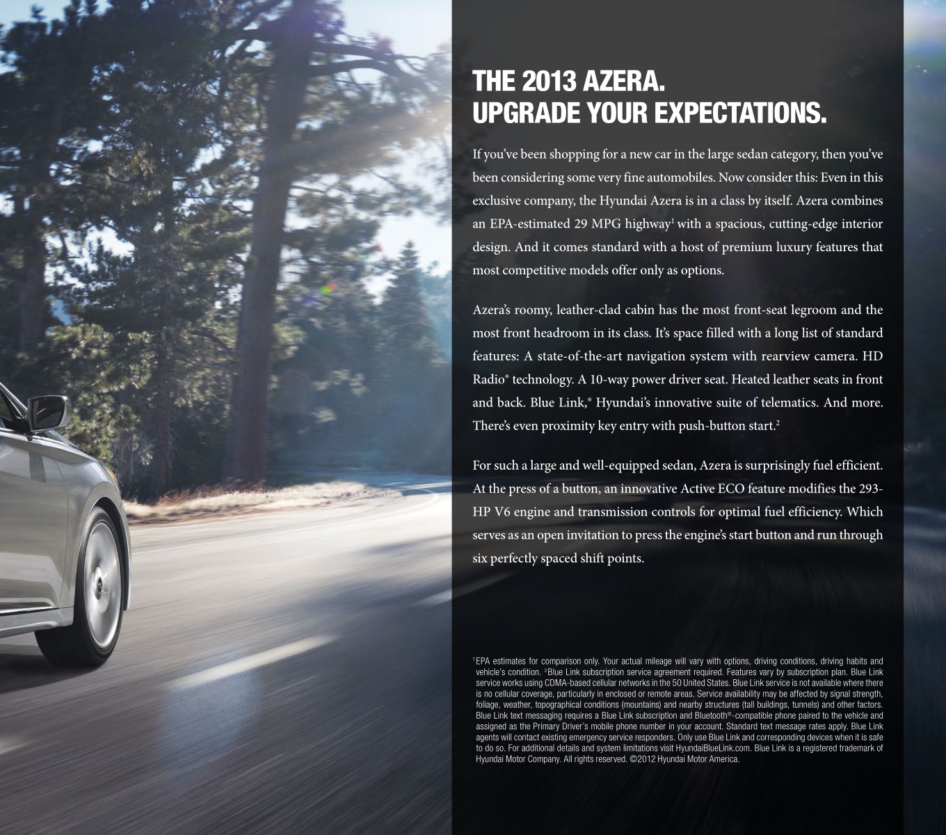 2013 Hyundai Azera Brochure Page 5